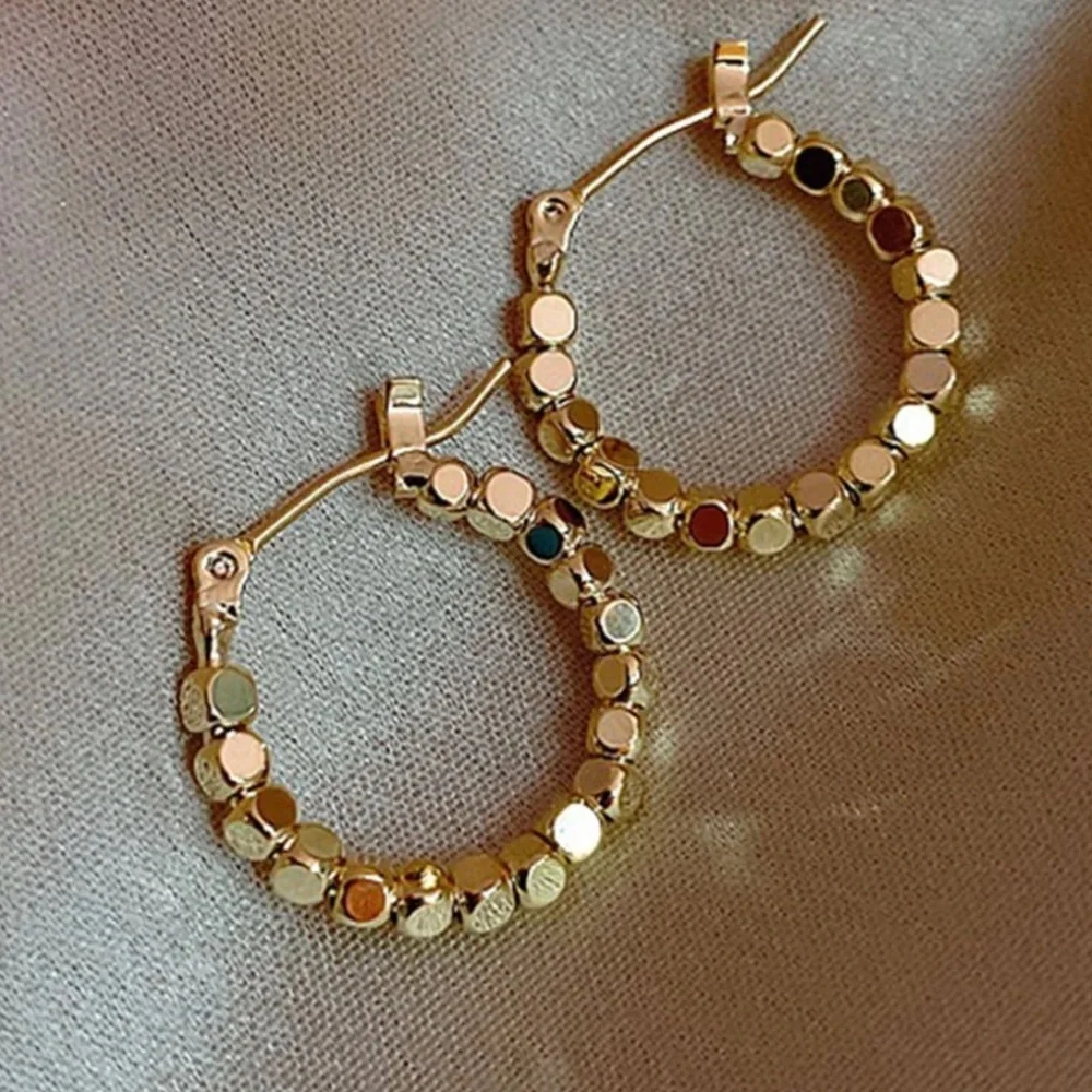 Luxe Small Minimalist Hoop Earrings - Picture 1 of 5